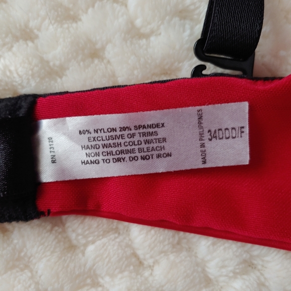 Fredricks of Hollywood bra.  SIZE 34 DDD - Picture 4 of 9